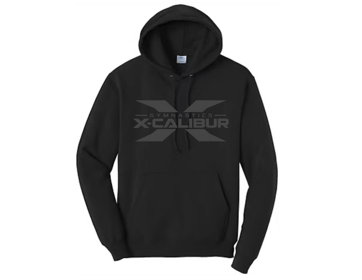 Adult Black PUFF Gymnastics X-Calibur Hoodie 2026 Spiritwear