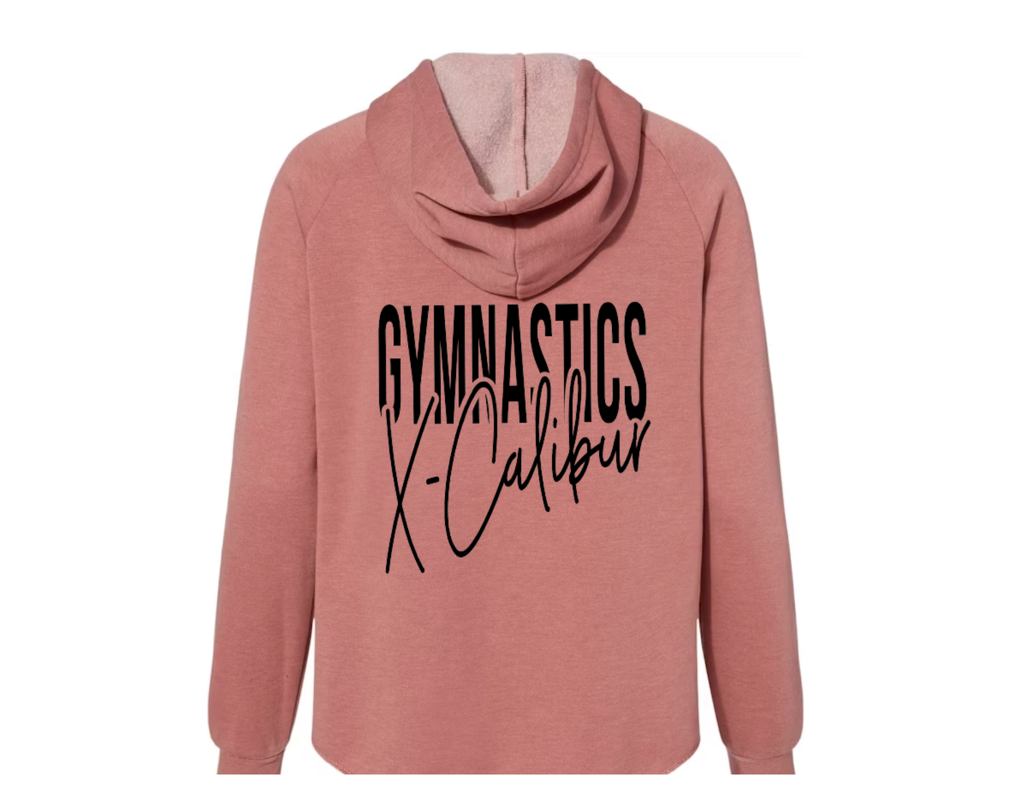 Women's Gymnastics X-Calibur Full Zip Hoodie Sweatshirt Spiritwear 2025