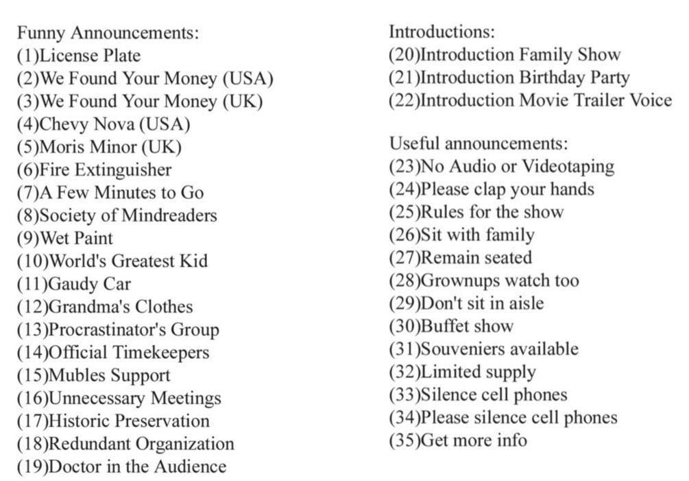 The Show Starts Before the Show Starts