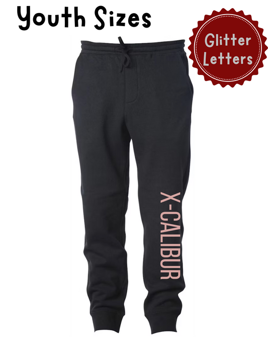 Youth GLITTER Jogger Pants with Pockets Spiritwear 2024