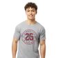 Unisex Adult Gymnastics X-Calibur Athletic Gray  25th Anniversary T-shirt Spiritwear 2026