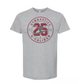 YOUTH Gymnastics X-Calibur 25th Anniversary Athletic Gray T-shirt Spiritwear 2026