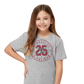 YOUTH Gymnastics X-Calibur 25th Anniversary Athletic Gray T-shirt Spiritwear 2026