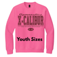 YOUTH BRIGHT PINK Gymnastics X-Calibur 25 years strong Sweatshirt Spiritwear 2026