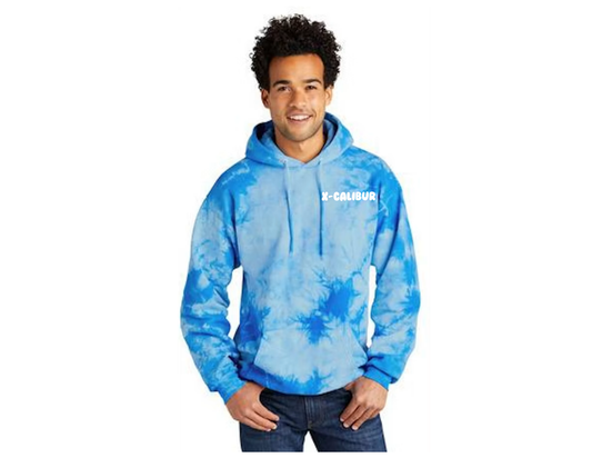 Adult Gymnastics X-Calibur BLUE Hoodie with PUFF image Spiritwear 2026