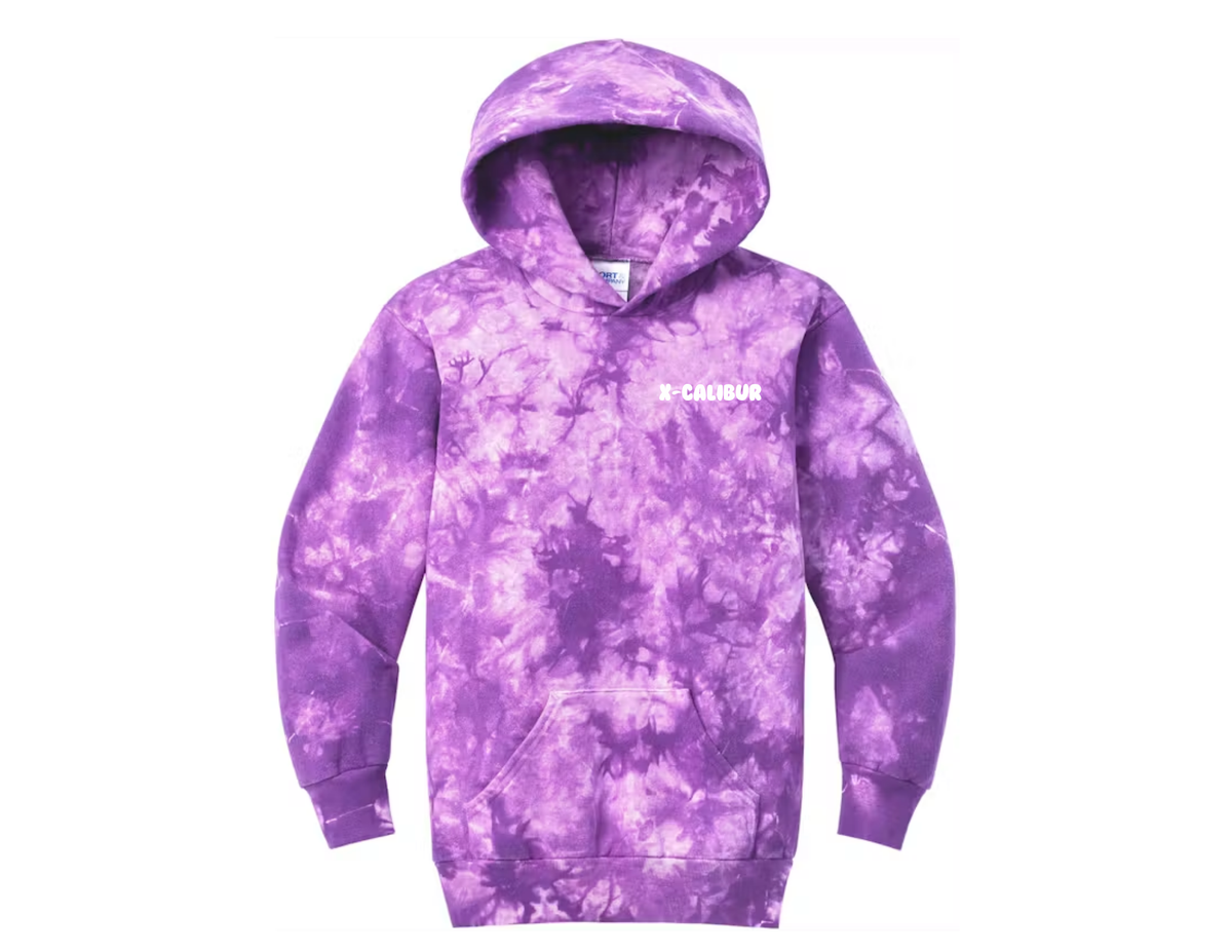 YOUTH Gymnastics X-Calibur PURPLE Hoodie with PUFF image Spiritwear 2026