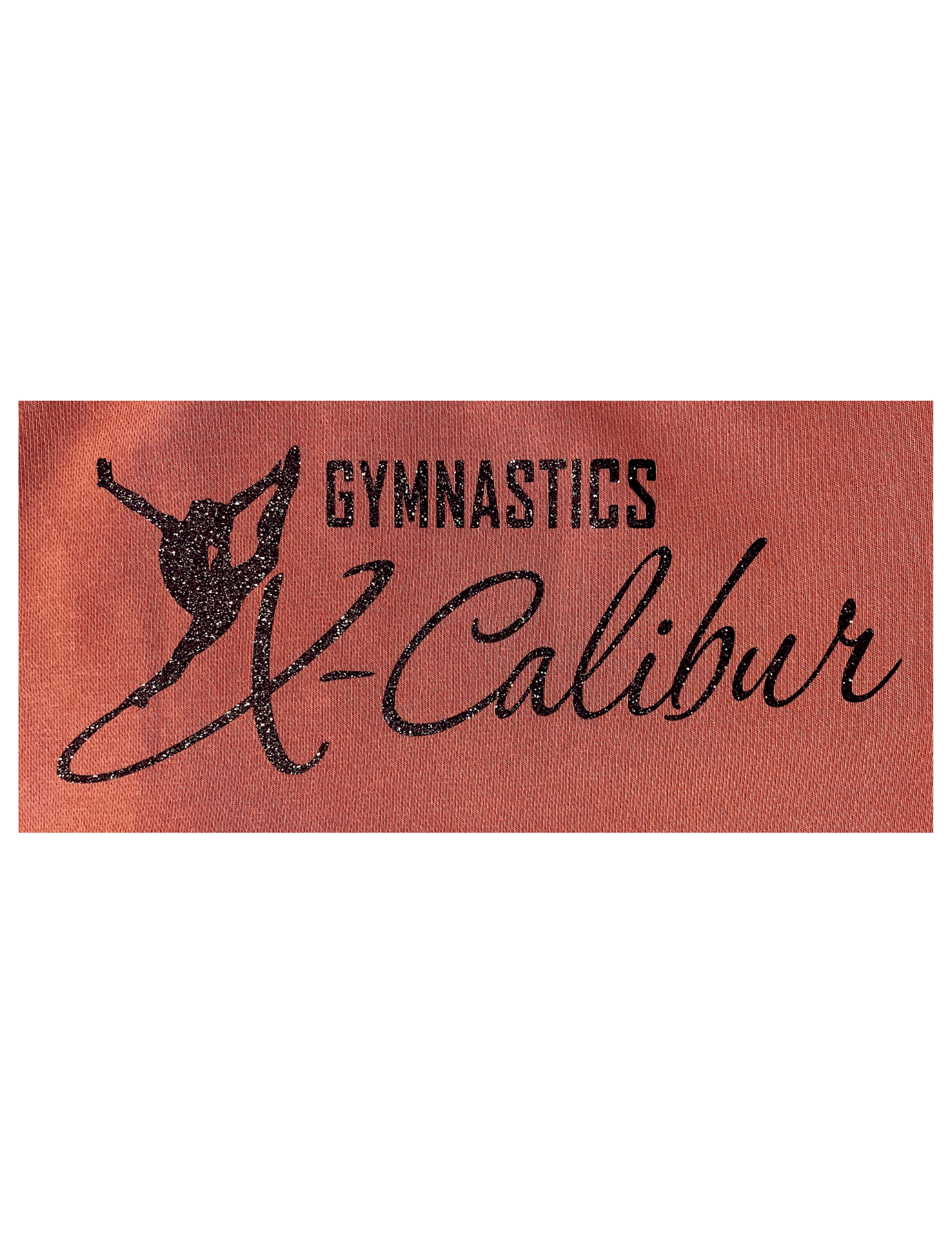 Adult Glitter Gymnastics X-Calibur  Mauve Sweatshirt