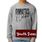 YOUTH Sport Gray Gymnastics X-Calibur Sweatshirt Spiritwear 2025